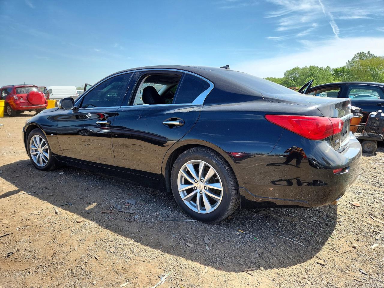 2015 Infiniti Q50 Premium Black vin: JN1BV7AR1FM408849