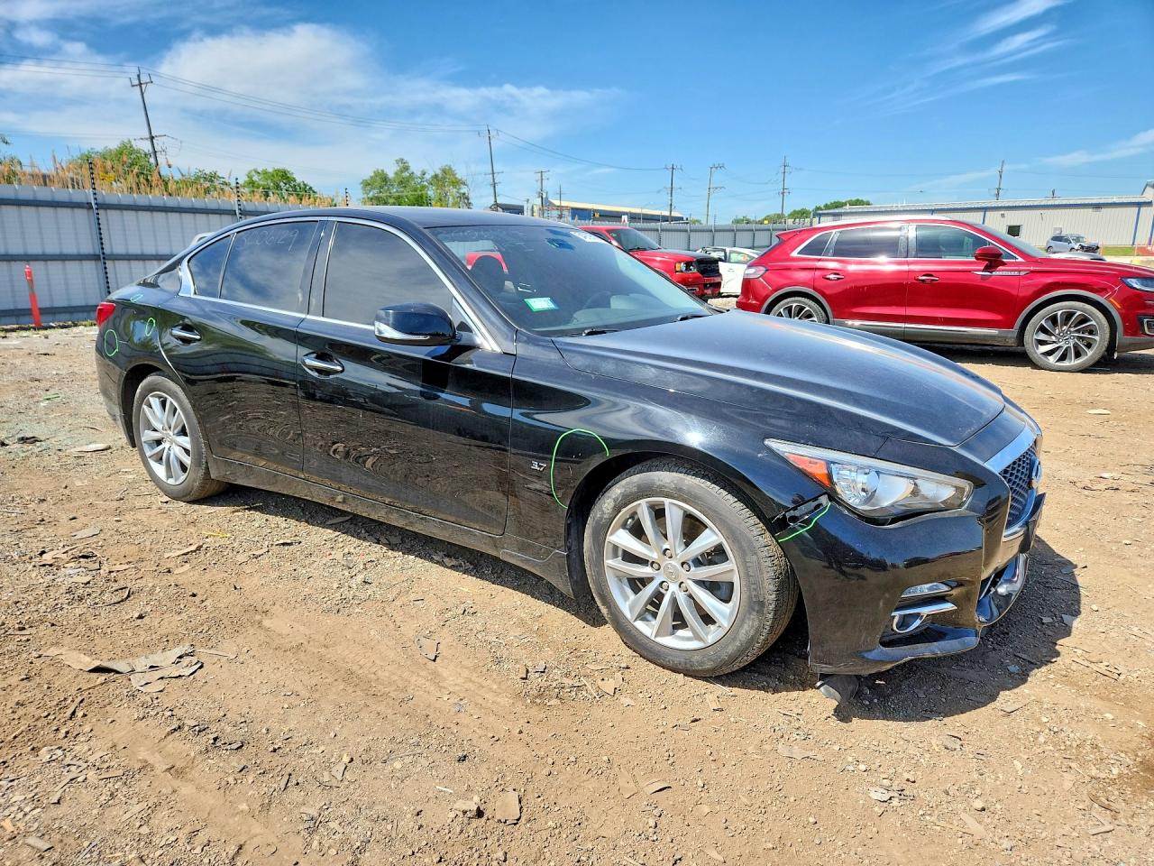2015 Infiniti Q50 Premium Black vin: JN1BV7AR1FM408849