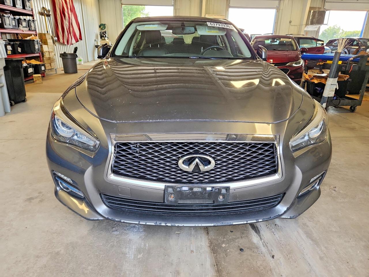 2015 Infiniti Q50 Premium Silver vin: JN1BV7AR1FM419009
