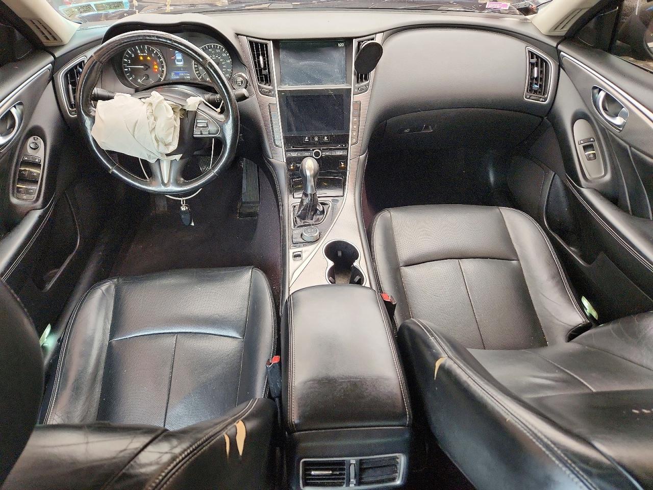 2014 Infiniti Q50 Black vin: JN1BV7AR2EM680972
