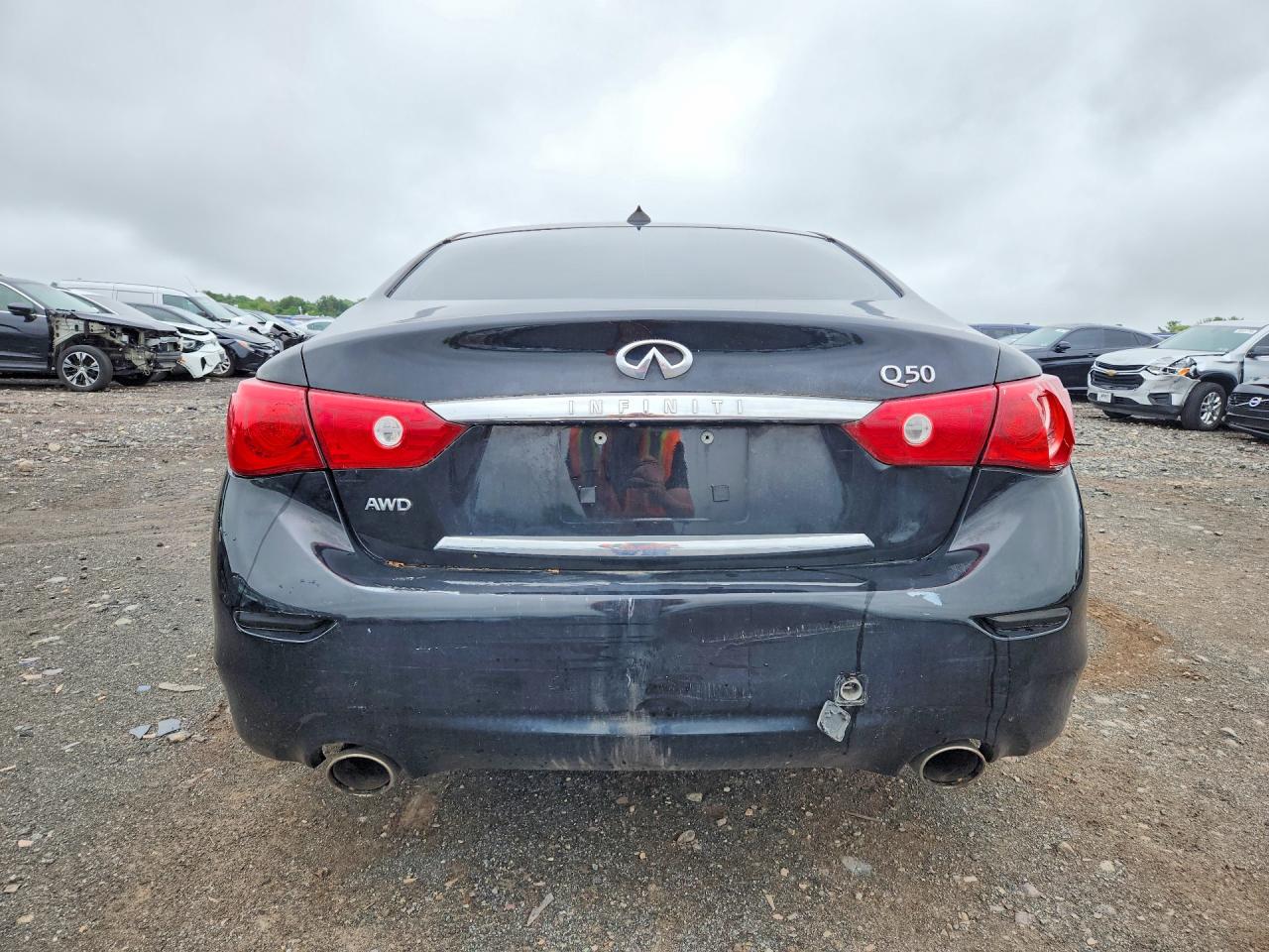 2014 Infiniti Q50 Black vin: JN1BV7AR2EM680972