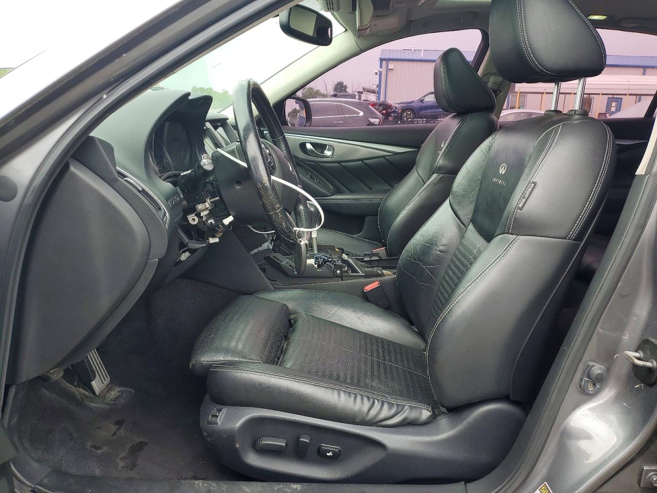 2014 Infiniti Q50 Base Серый vin: JN1BV7AR2EM681409