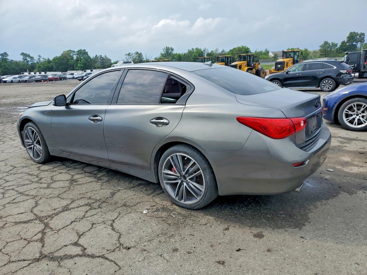 2014 Infiniti Q50 Base Серый vin: JN1BV7AR2EM681409