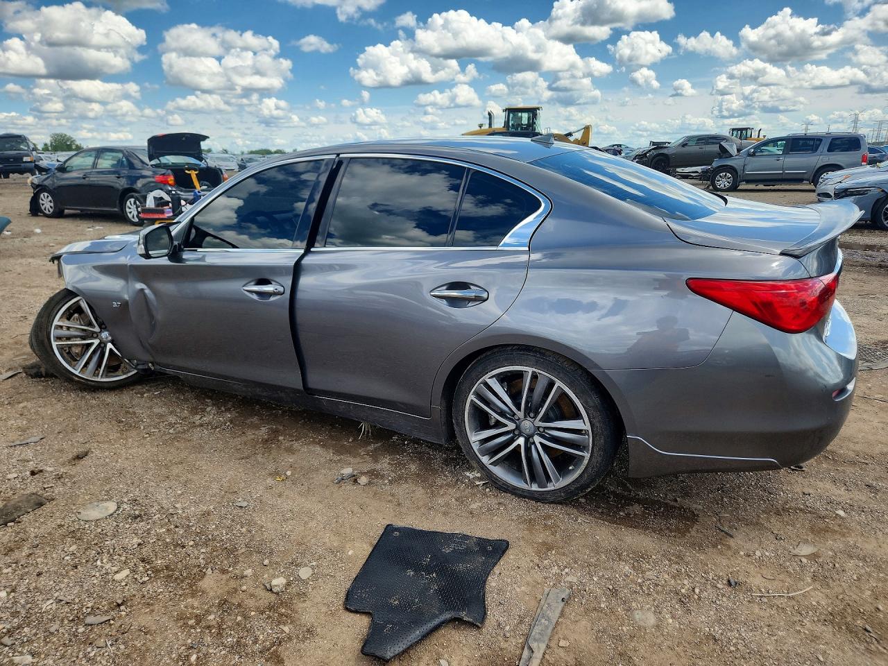 2014 Infiniti Q50 Серый vin: JN1BV7AR2EM684553