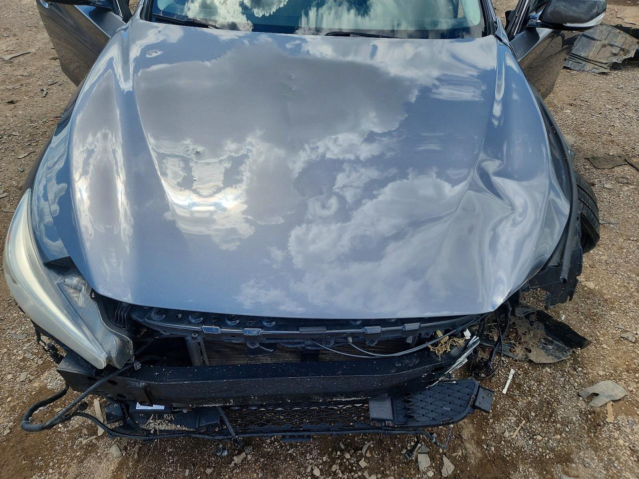 2014 Infiniti Q50 Серый vin: JN1BV7AR2EM684553