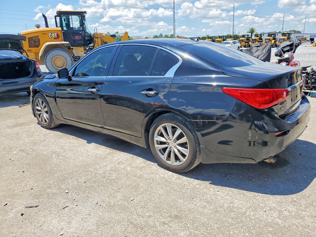 2014 Infiniti Q50 Base Black vin: JN1BV7AR2EM684696