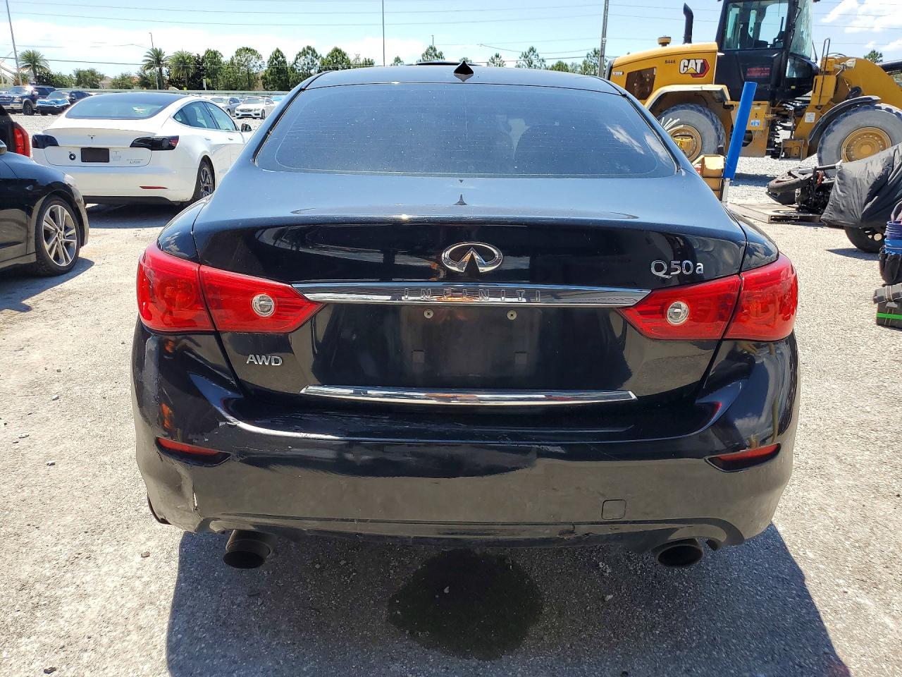 2014 Infiniti Q50 Base Black vin: JN1BV7AR2EM684696