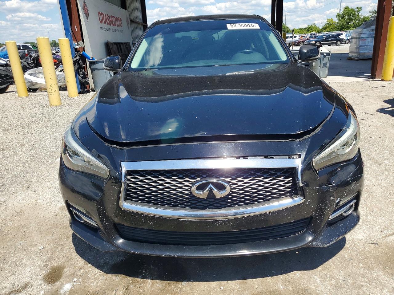 2014 Infiniti Q50 Base Black vin: JN1BV7AR2EM684696