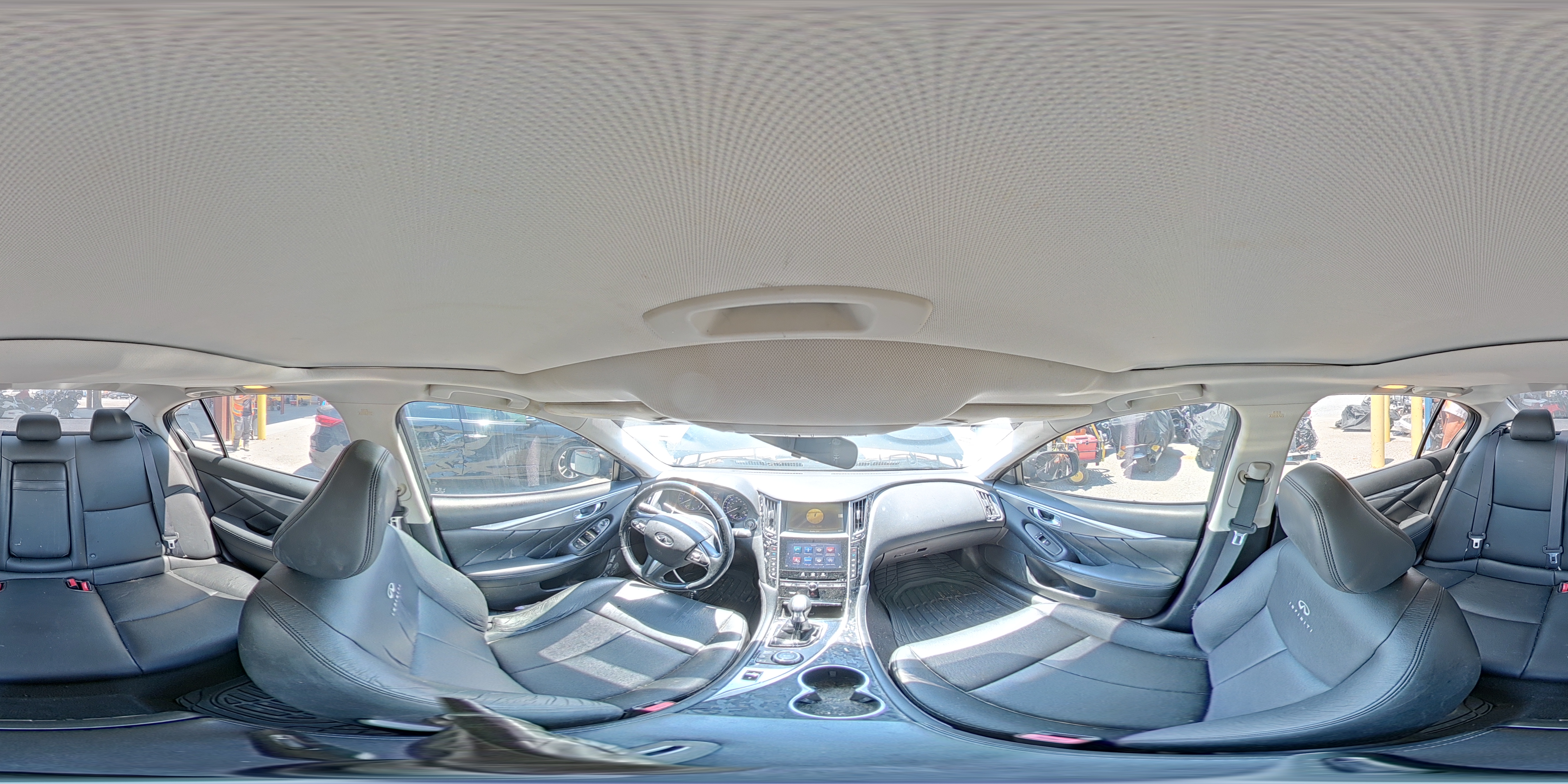 2014 Infiniti Q50 Base Black vin: JN1BV7AR2EM684696