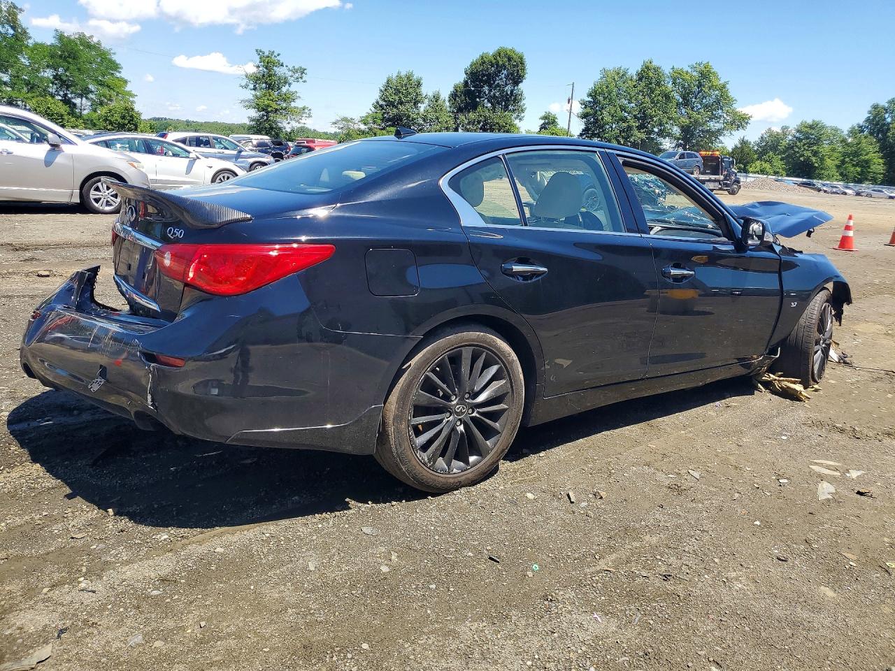 2014 Infiniti Q50 Premium Black vin: JN1BV7AR2EM694970