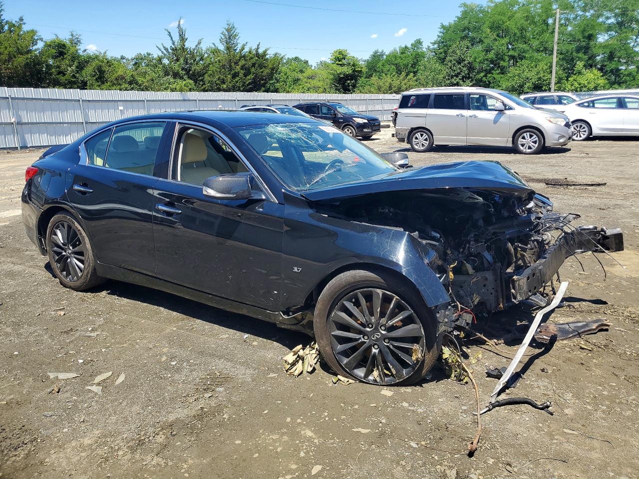 2014 Infiniti Q50 Premium Black vin: JN1BV7AR2EM694970