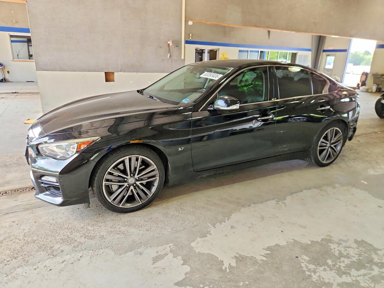 2014 Infiniti Q50 Sport Black vin: JN1BV7AR2EM702095