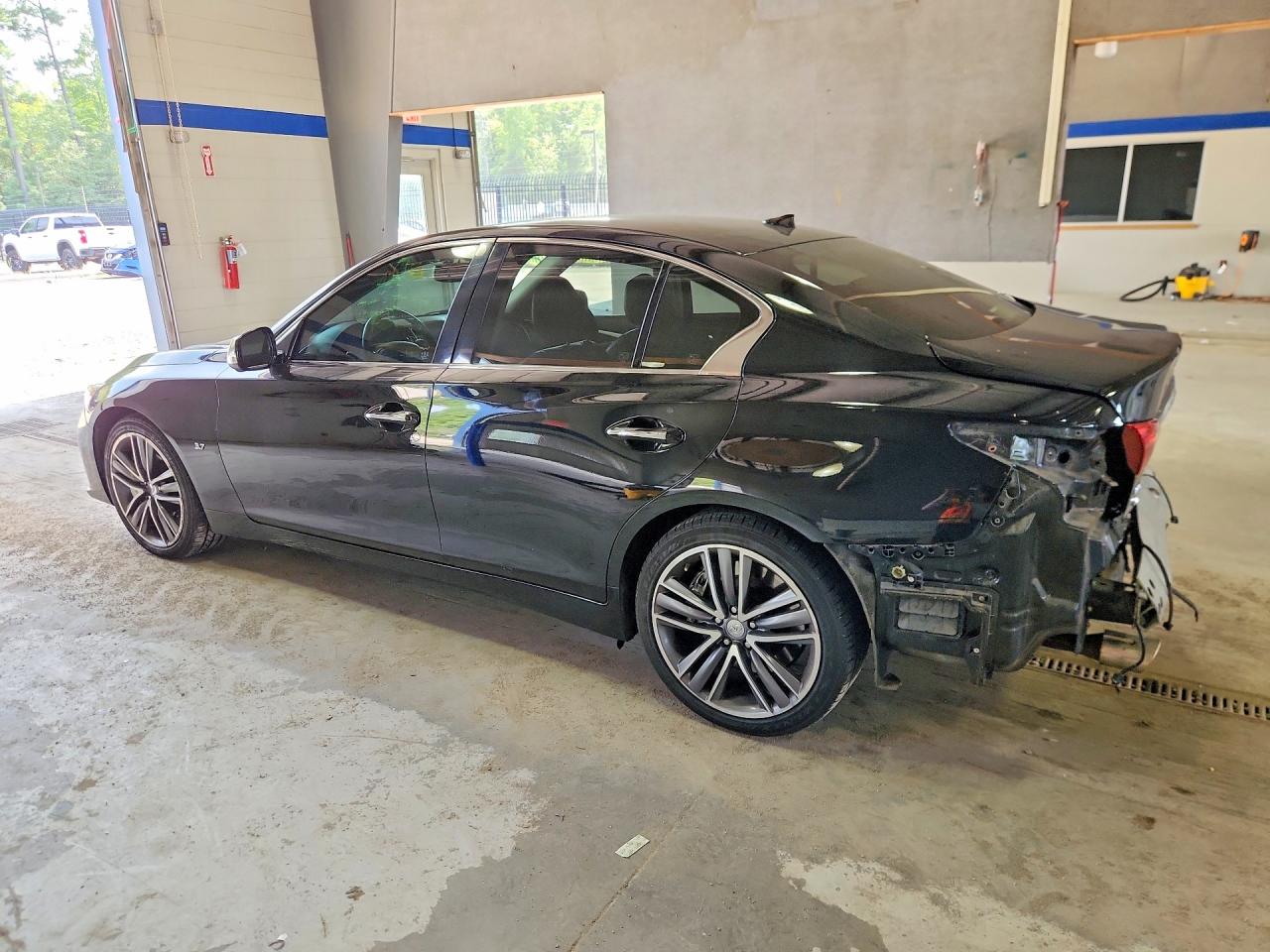 2014 Infiniti Q50 Sport Black vin: JN1BV7AR2EM702095