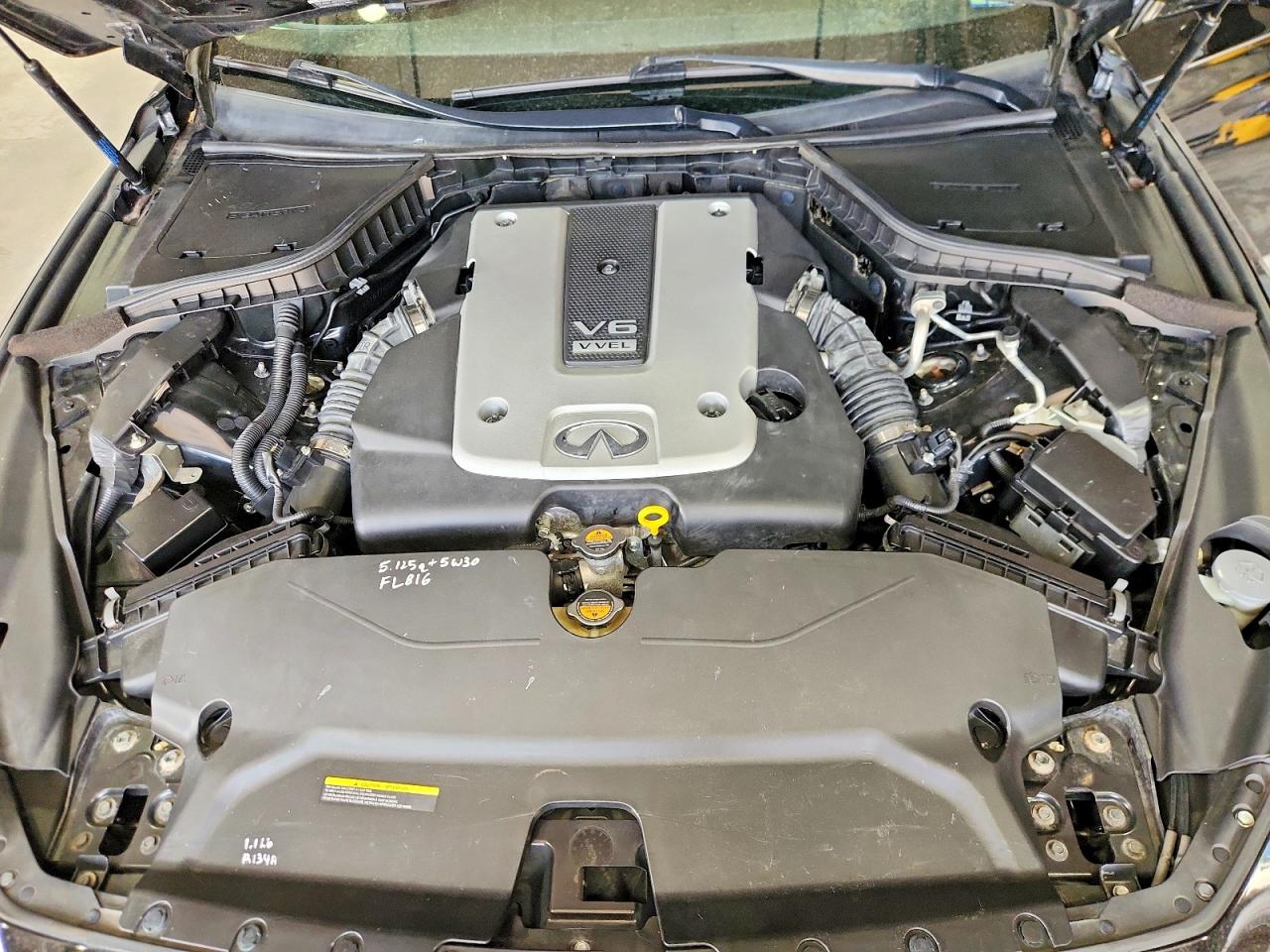2014 Infiniti Q50 Sport Black vin: JN1BV7AR2EM702095