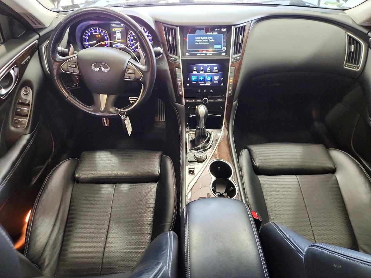 2014 Infiniti Q50 Sport Black vin: JN1BV7AR2EM702095