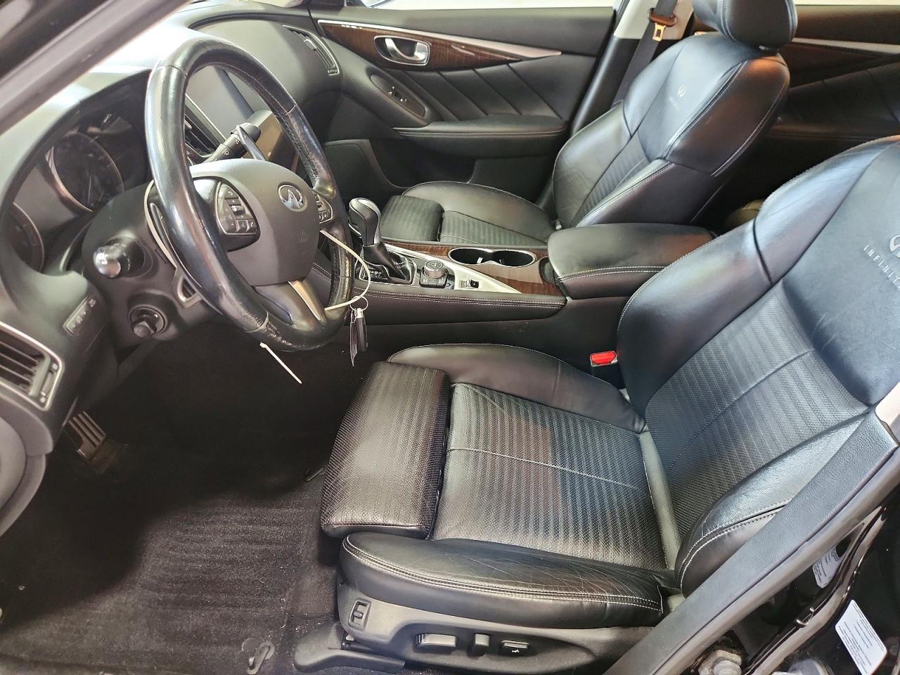 2014 Infiniti Q50 Sport Black vin: JN1BV7AR2EM702095
