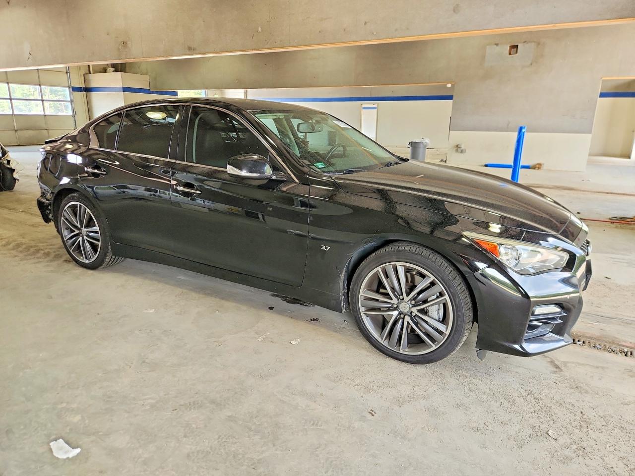 2014 Infiniti Q50 Sport Black vin: JN1BV7AR2EM702095