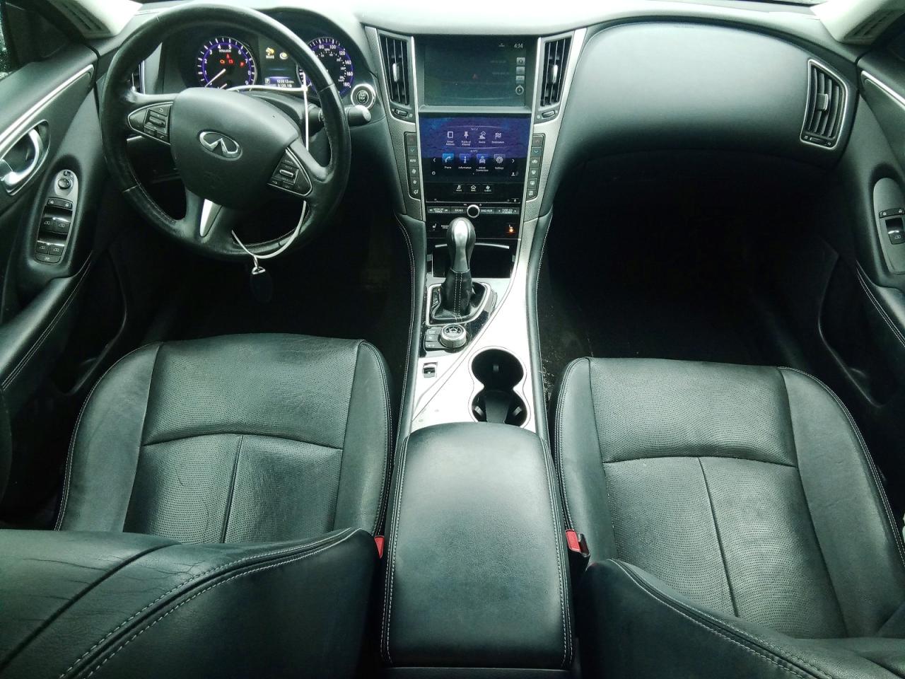 2014 Infiniti Q50 Premium Brown vin: JN1BV7AR2EM702971