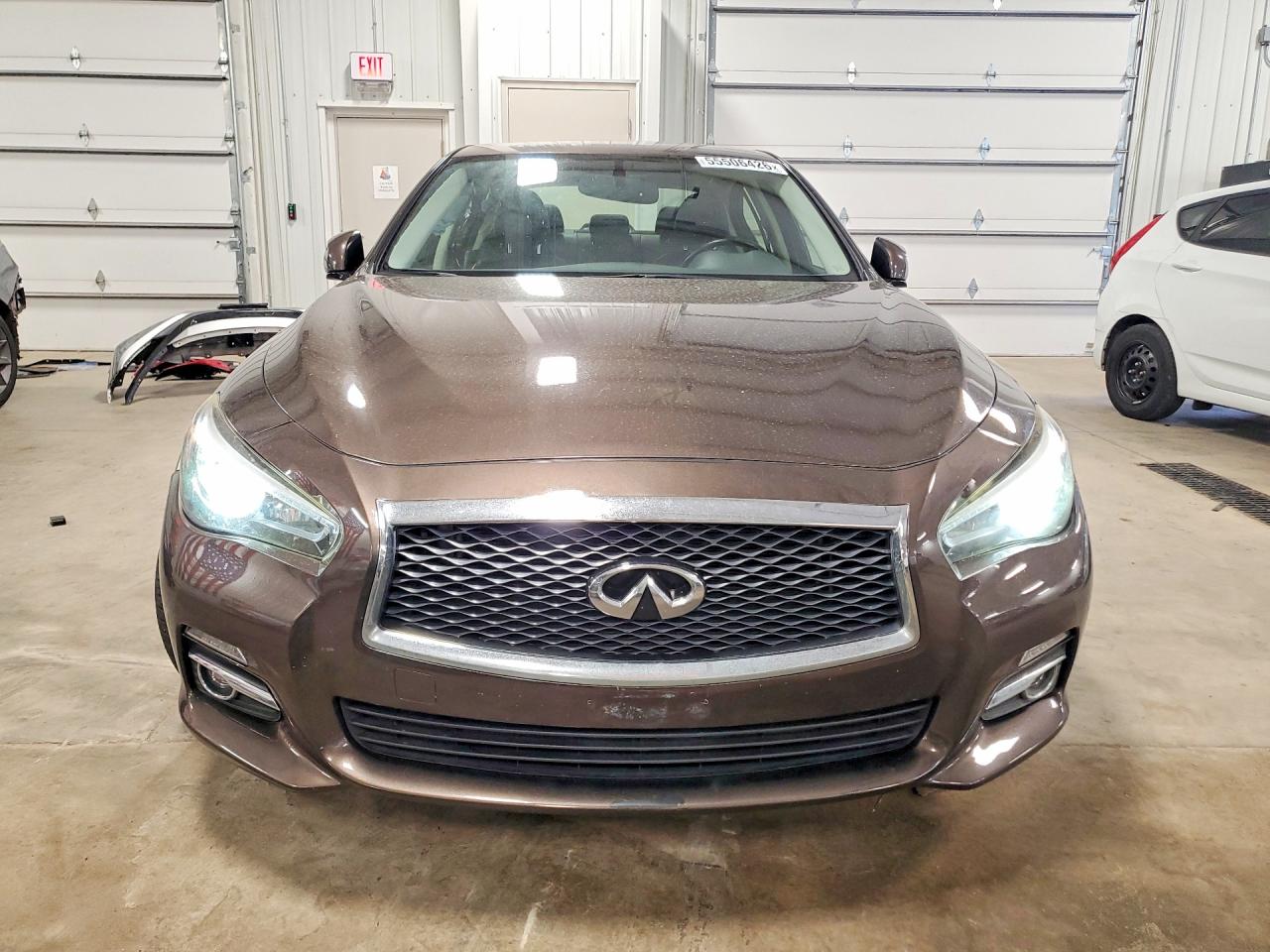 2014 Infiniti Q50 Premium Brown vin: JN1BV7AR2EM702971
