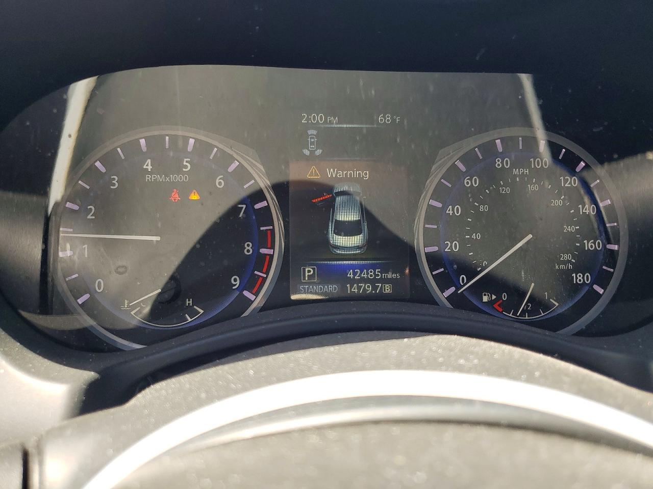 2014 Infiniti Q50 Base Silver vin: JN1BV7AR2EM703523