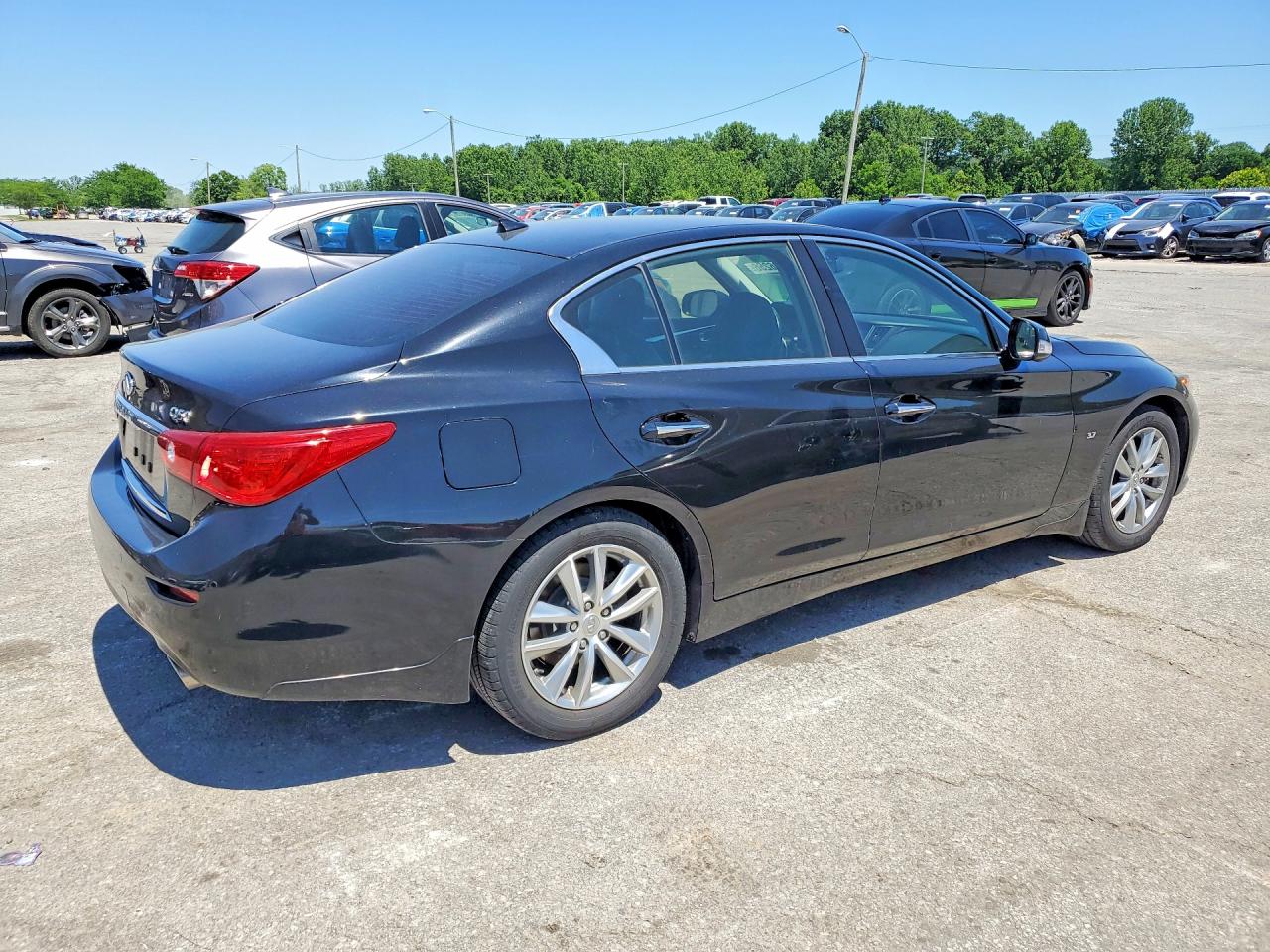 2014 Infiniti Q50 Premium Black vin: JN1BV7AR2EM705904
