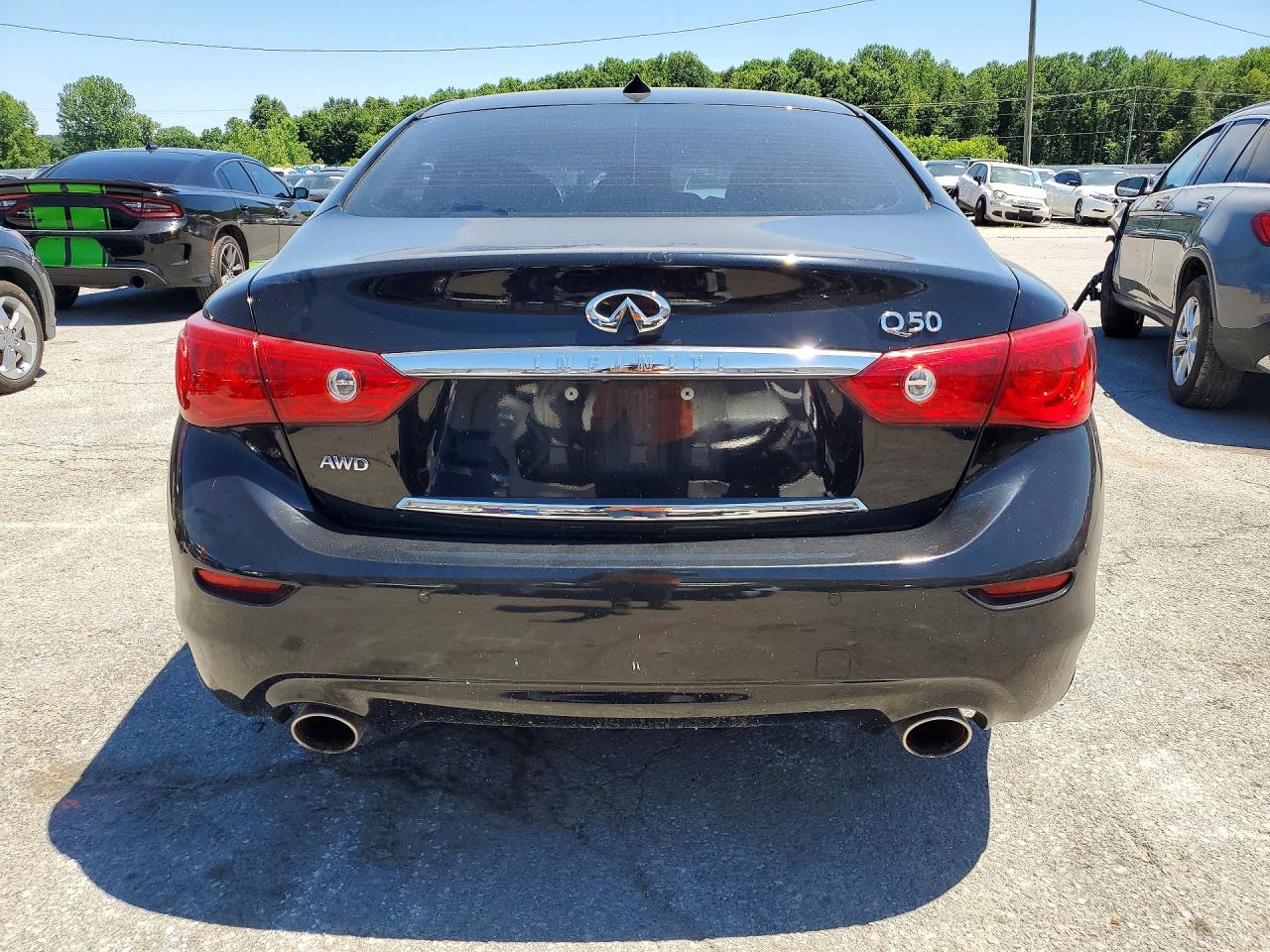 2014 Infiniti Q50 Premium Black vin: JN1BV7AR2EM705904