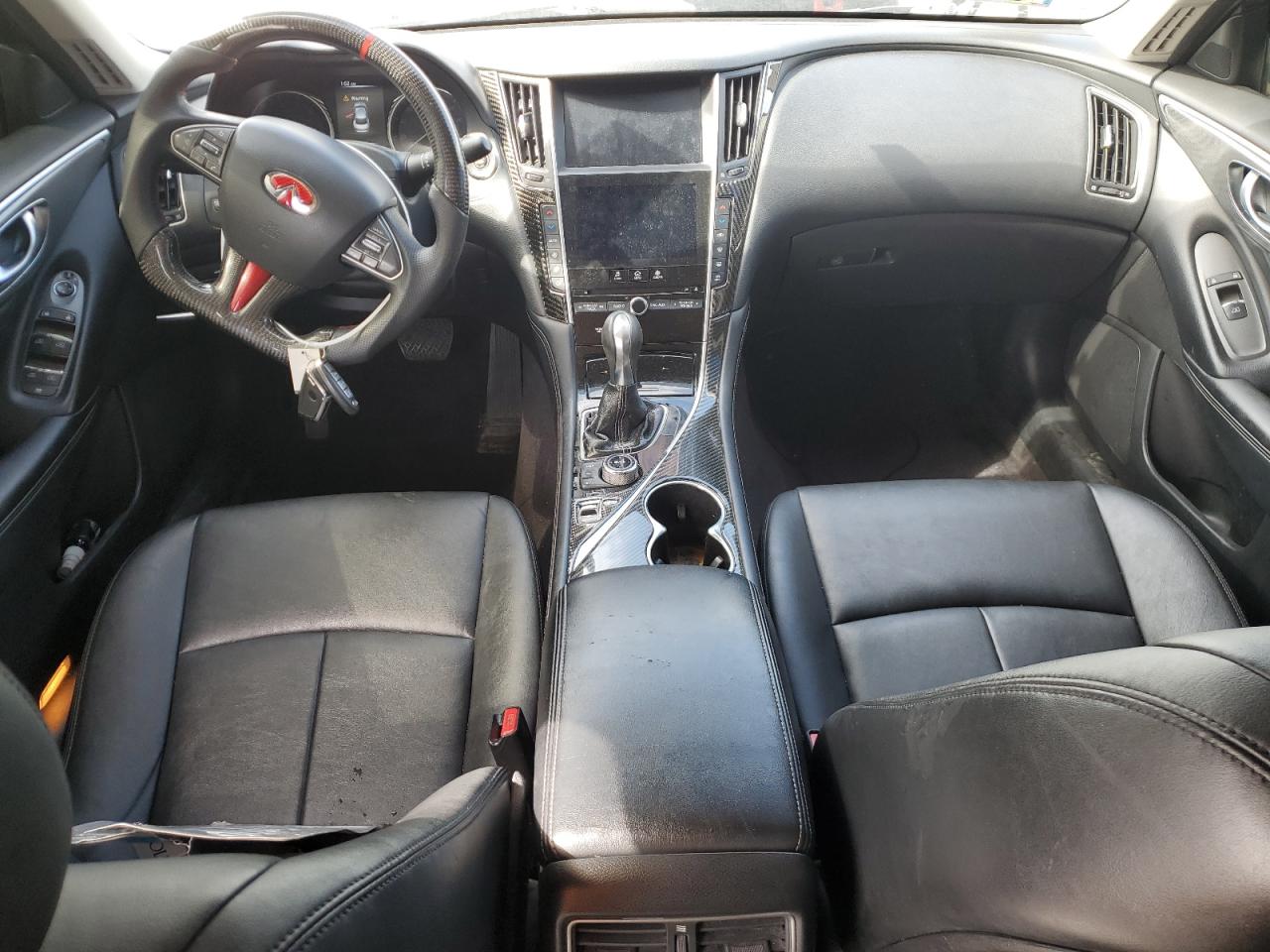 2015 Infiniti Q50 Base   White vin: JN1BV7AR2FM395366