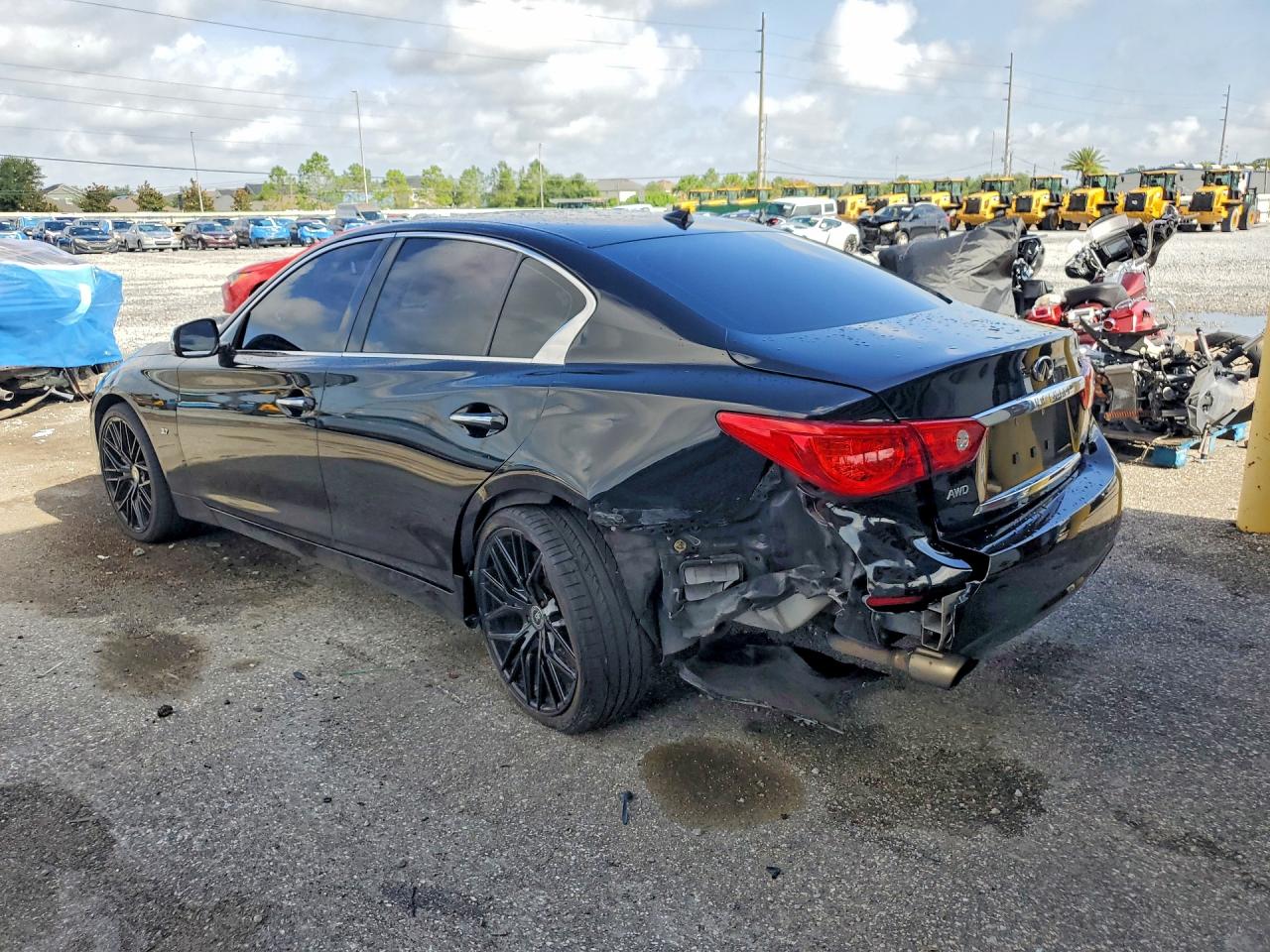 2015 Infiniti Q50 Base Black vin: JN1BV7AR2FM396744