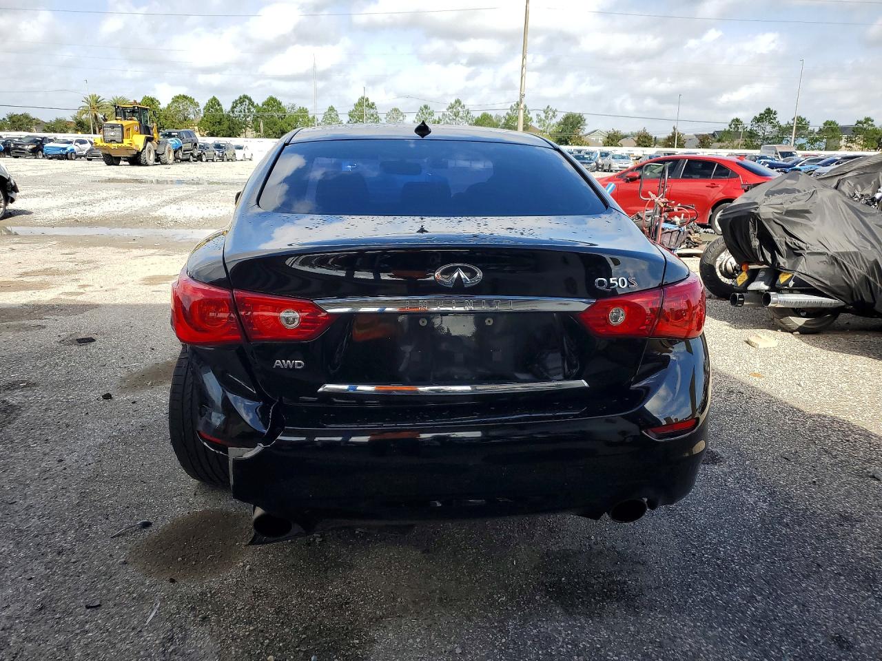 2015 Infiniti Q50 Base Black vin: JN1BV7AR2FM396744