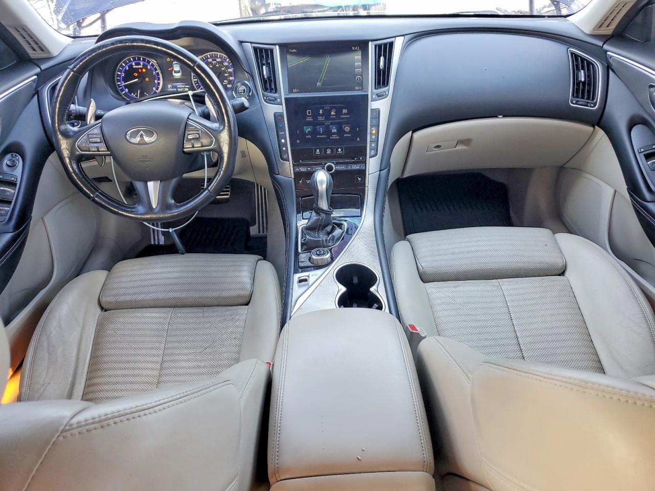 2015 Infiniti Q50 Base Black vin: JN1BV7AR2FM396744