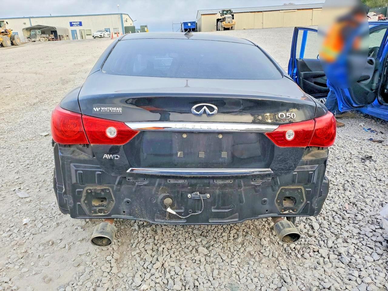 2015 Infiniti Q50 Base Black vin: JN1BV7AR2FM397442