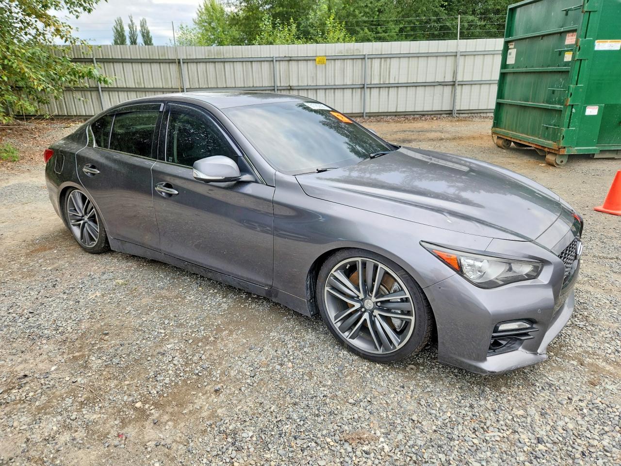2015 Infiniti Q50 Base Gray vin: JN1BV7AR2FM400713