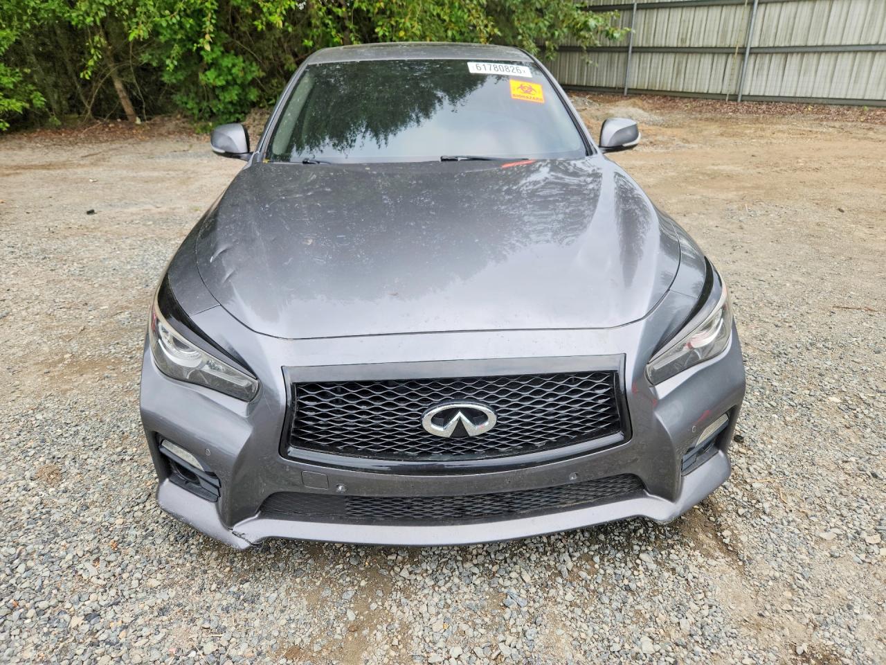 2015 Infiniti Q50 Base Gray vin: JN1BV7AR2FM400713