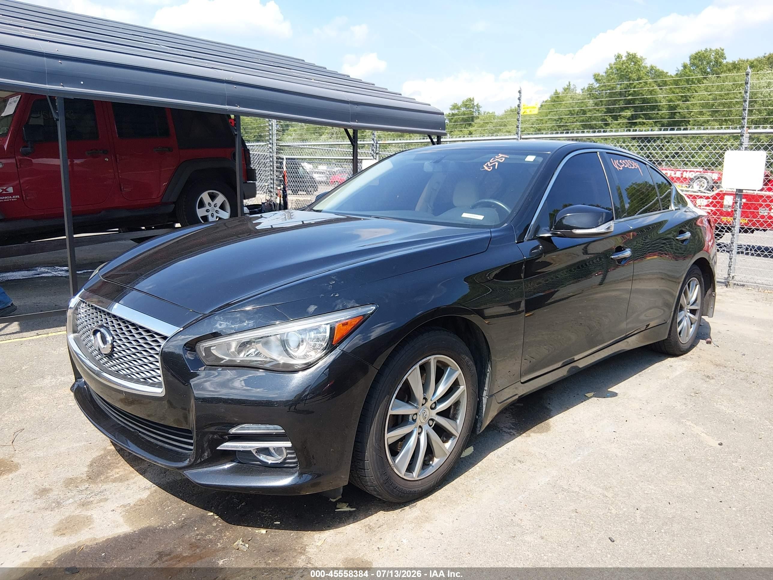2015 Infiniti Q50 Black vin: JN1BV7AR2FM404132