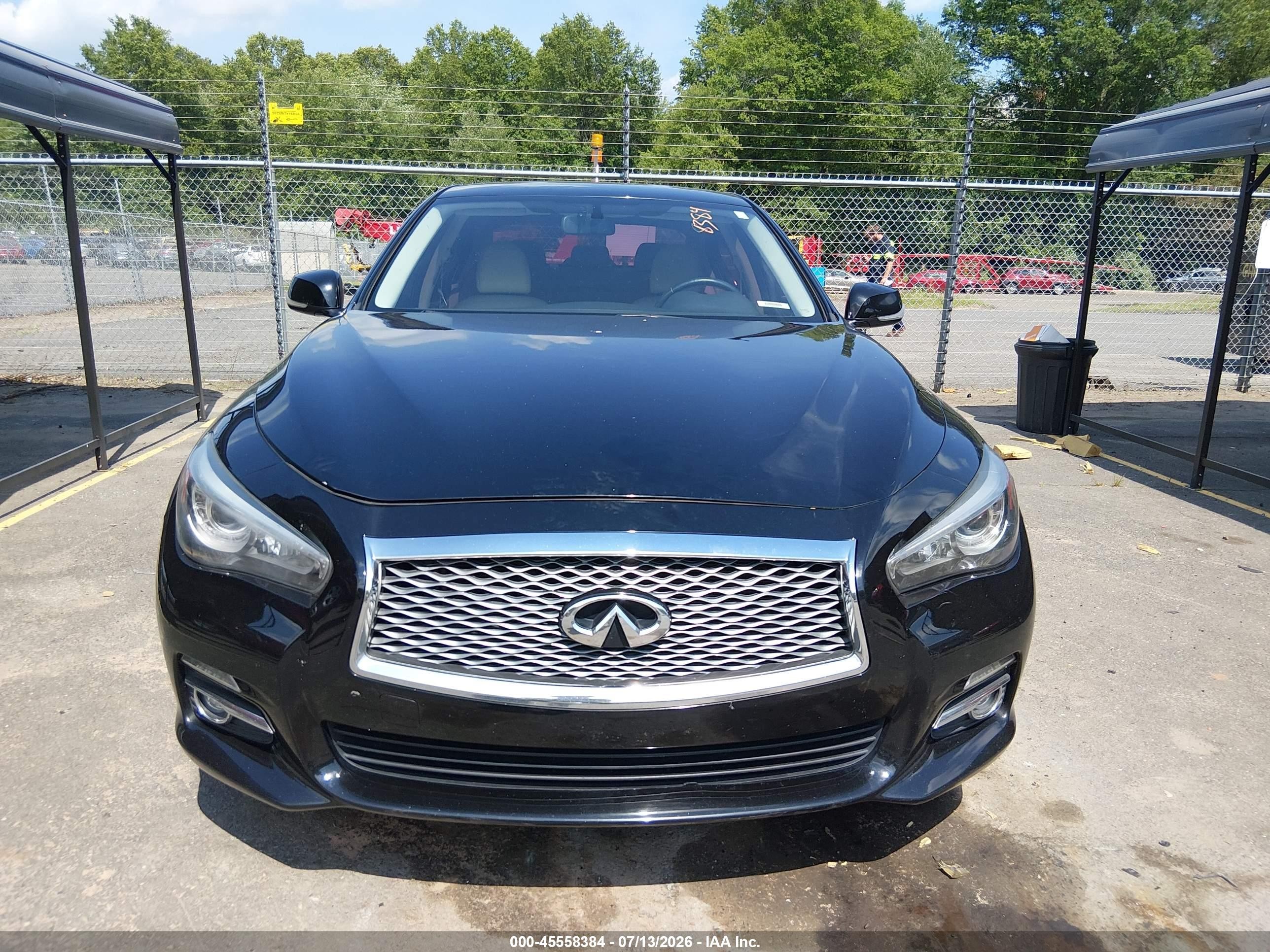 2015 Infiniti Q50 Black vin: JN1BV7AR2FM404132