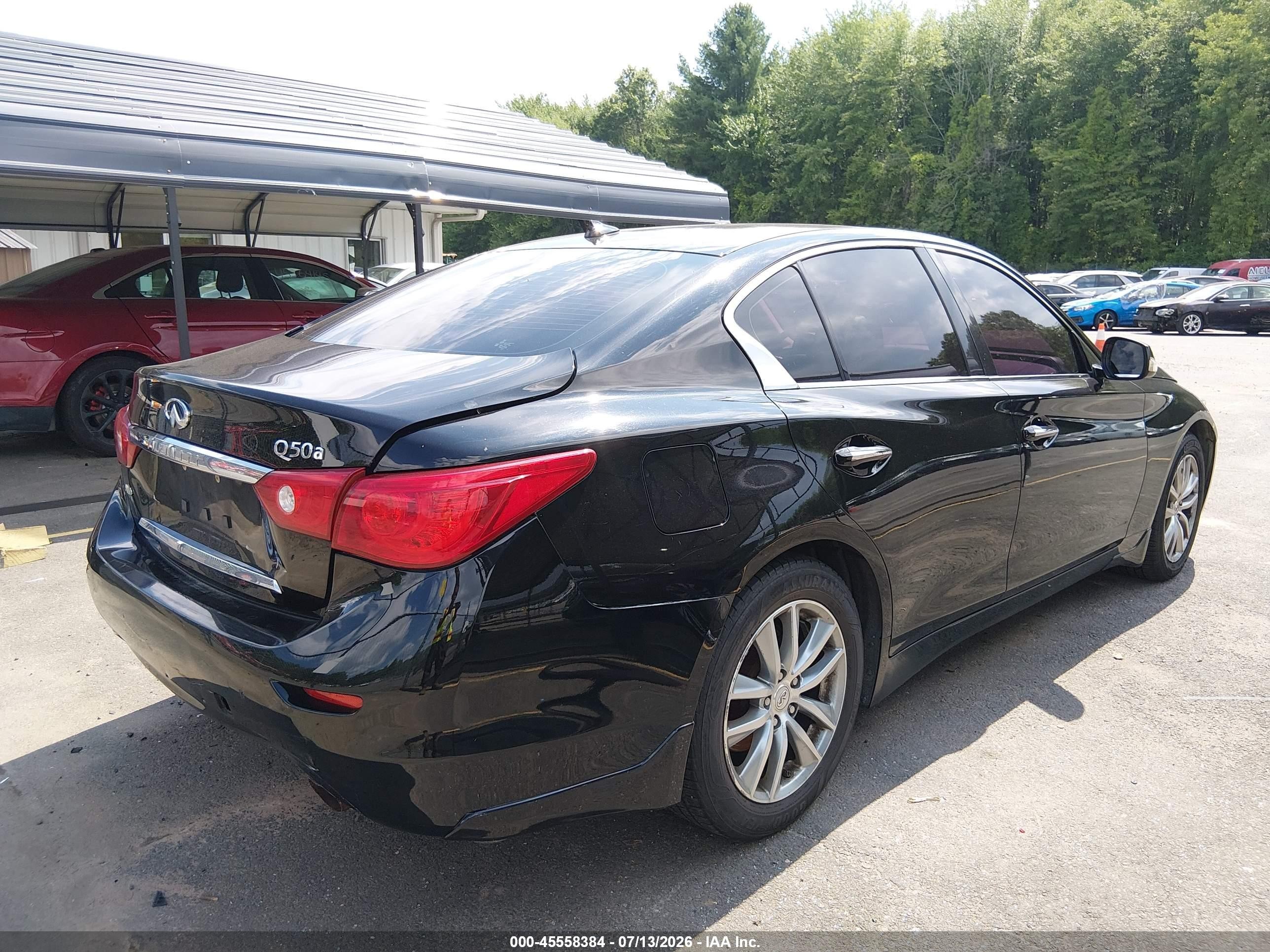 2015 Infiniti Q50 Black vin: JN1BV7AR2FM404132