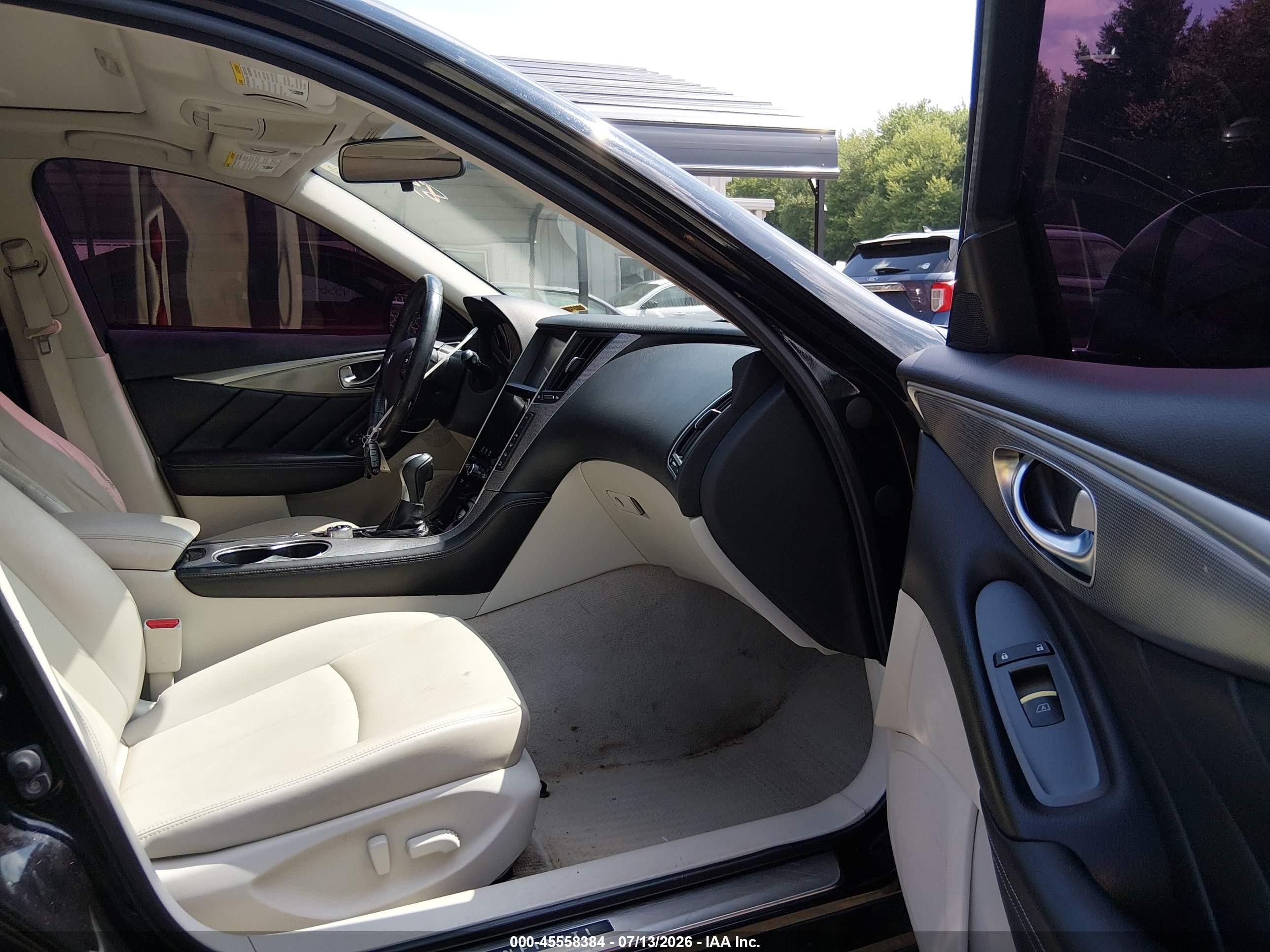 2015 Infiniti Q50 Black vin: JN1BV7AR2FM404132