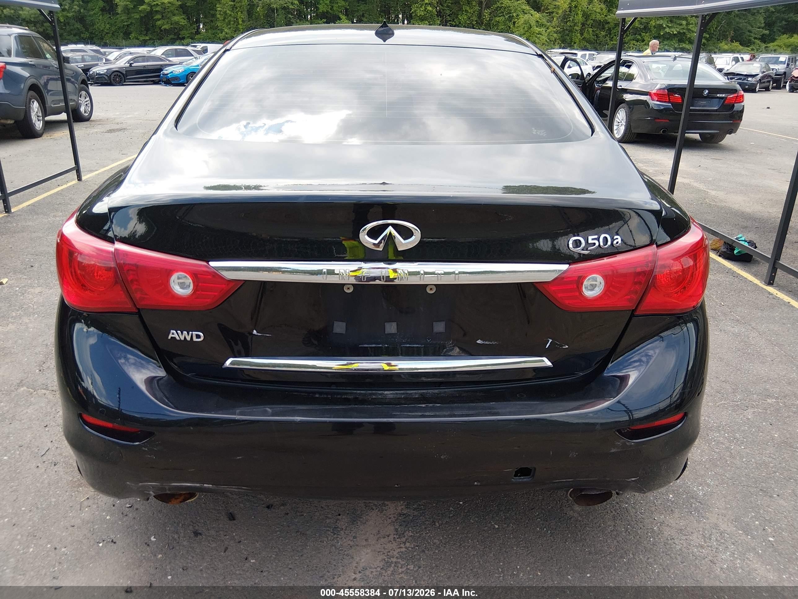 2015 Infiniti Q50 Black vin: JN1BV7AR2FM404132