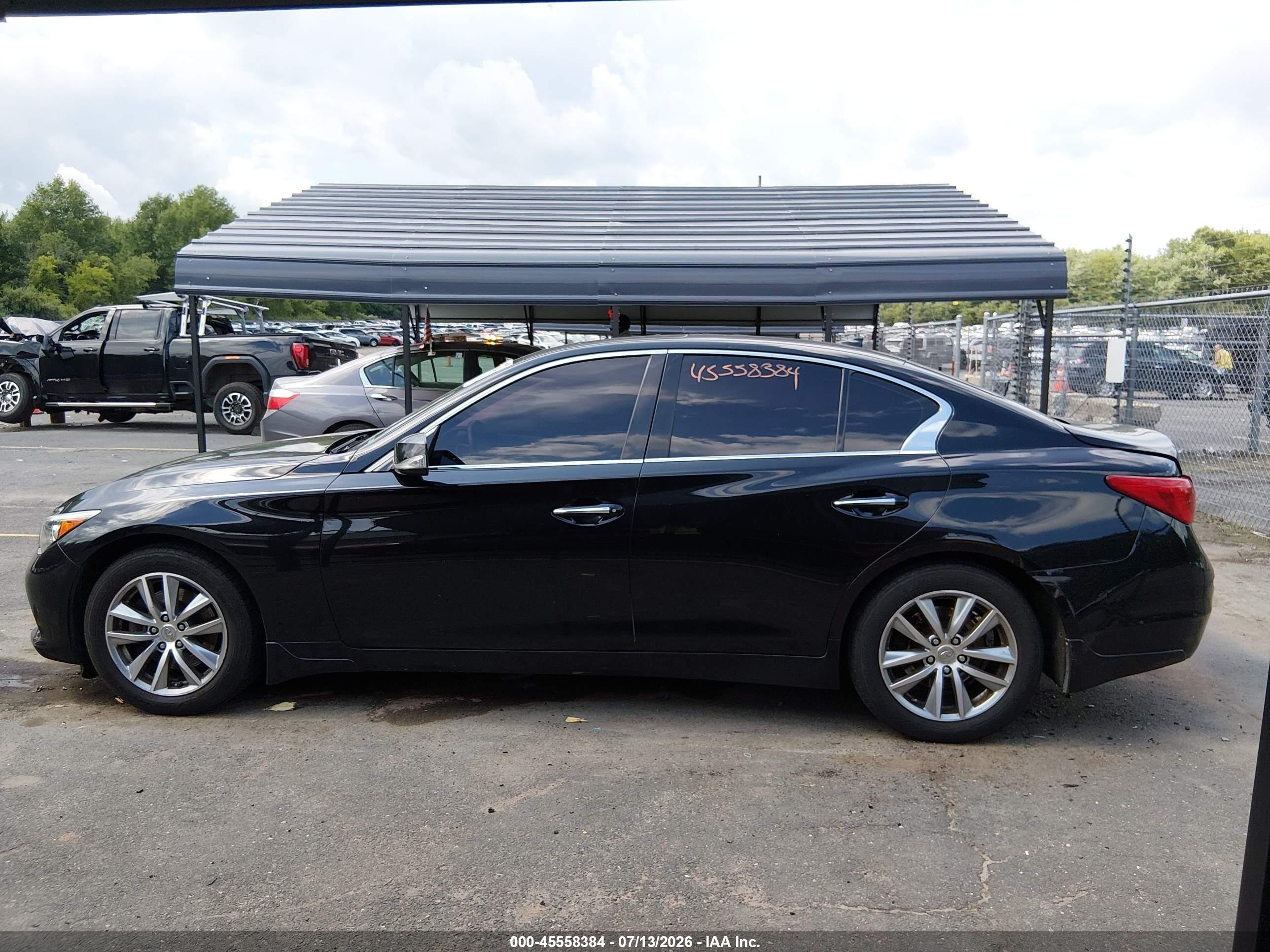 2015 Infiniti Q50 Black vin: JN1BV7AR2FM404132