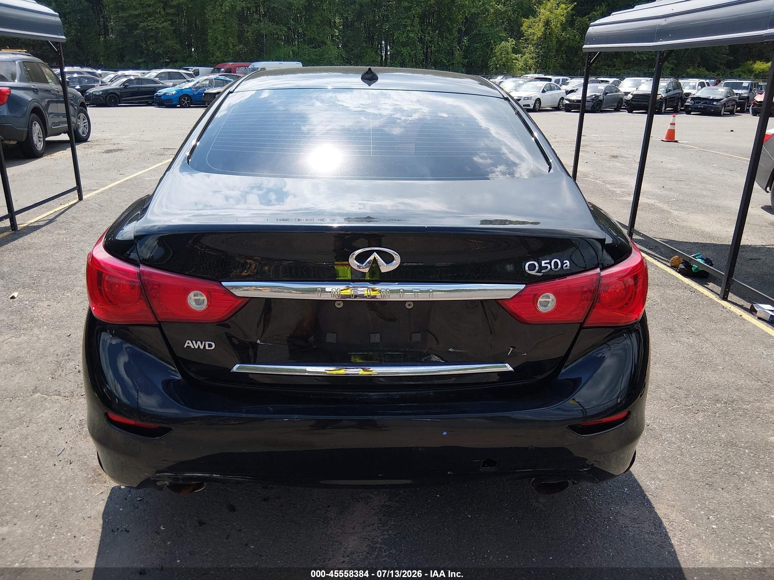 2015 Infiniti Q50 Black vin: JN1BV7AR2FM404132