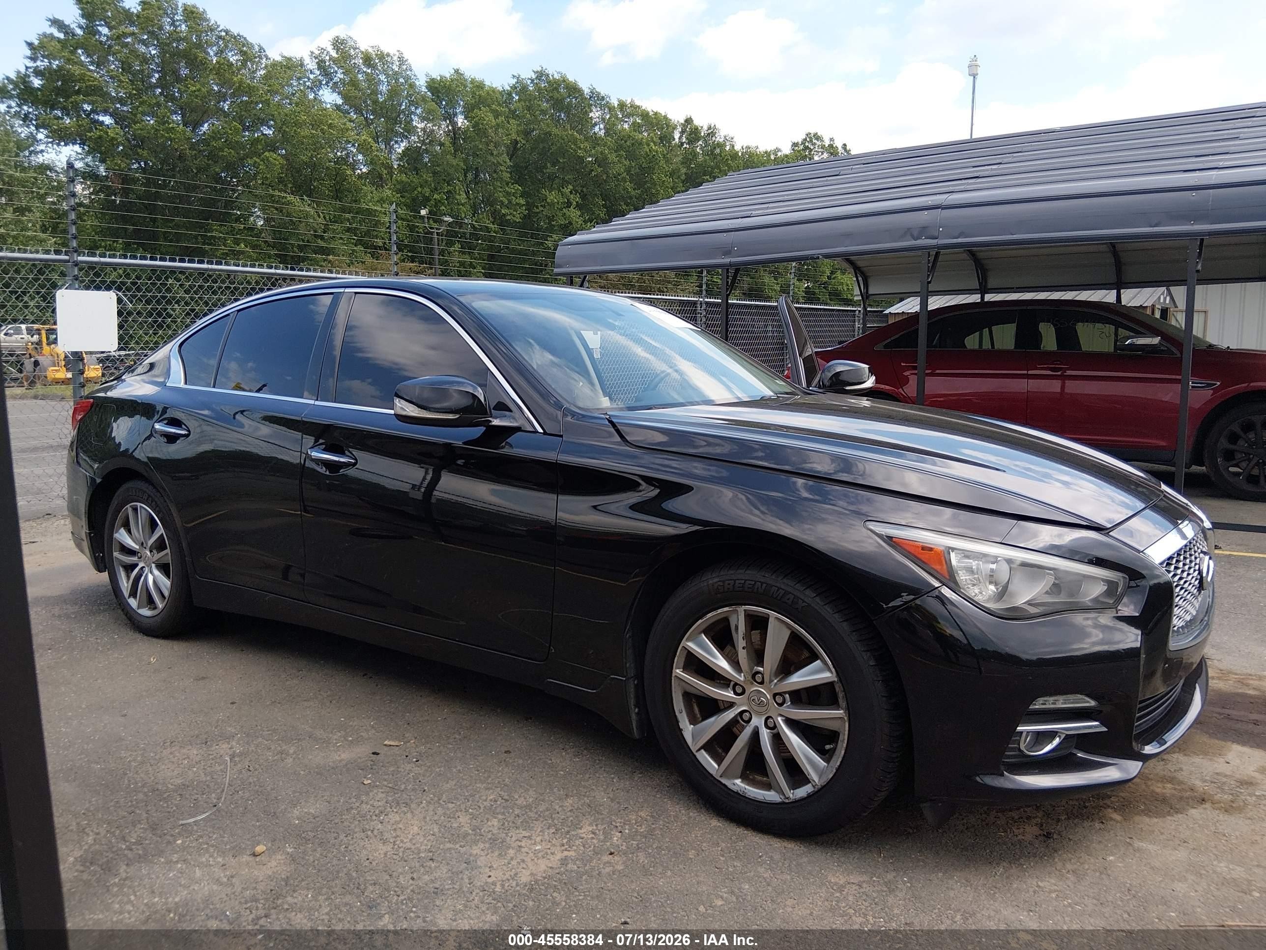 2015 Infiniti Q50 Black vin: JN1BV7AR2FM404132