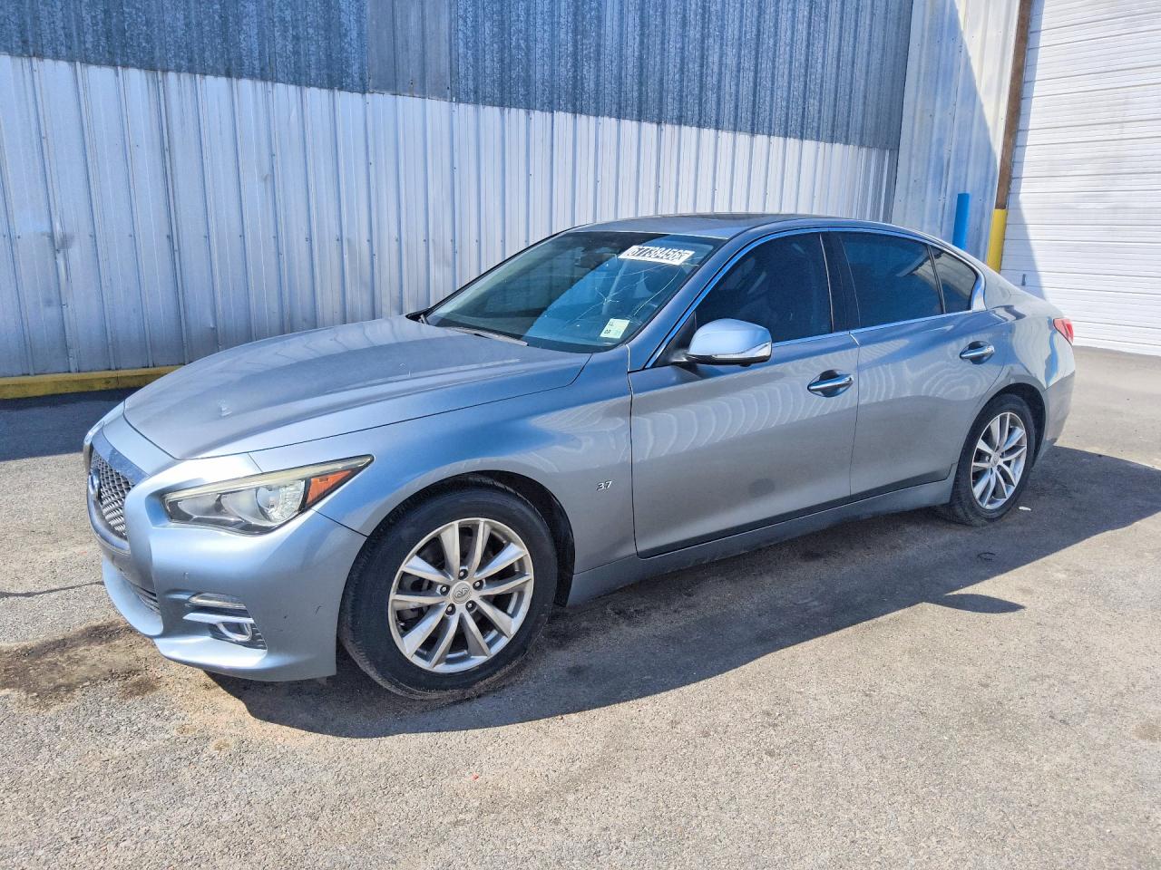 2015 Infiniti Q50 Premium Gray vin: JN1BV7AR2FM406219