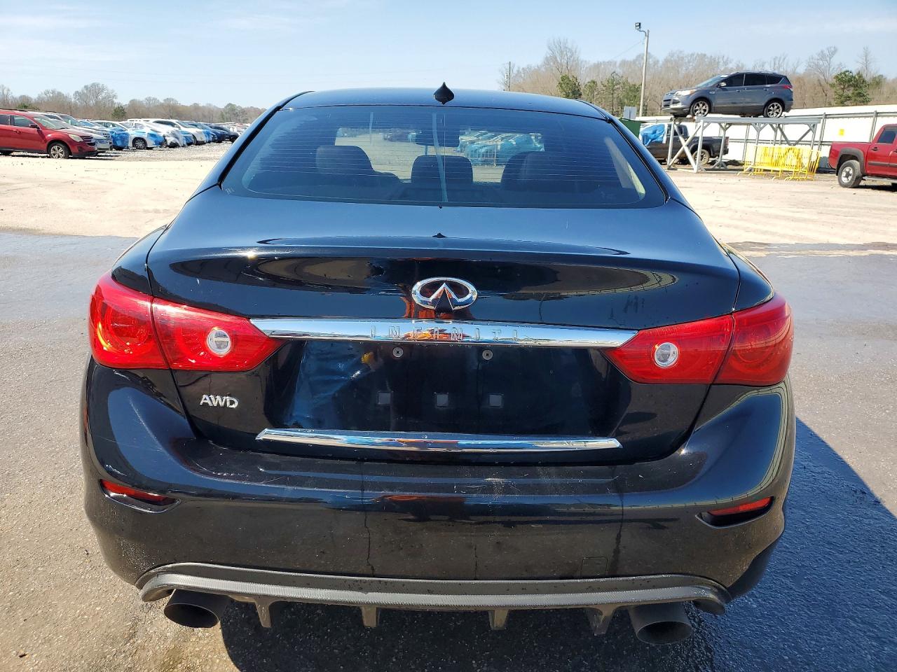 2015 Infiniti Q50 Base Black vin: JN1BV7AR2FM410822