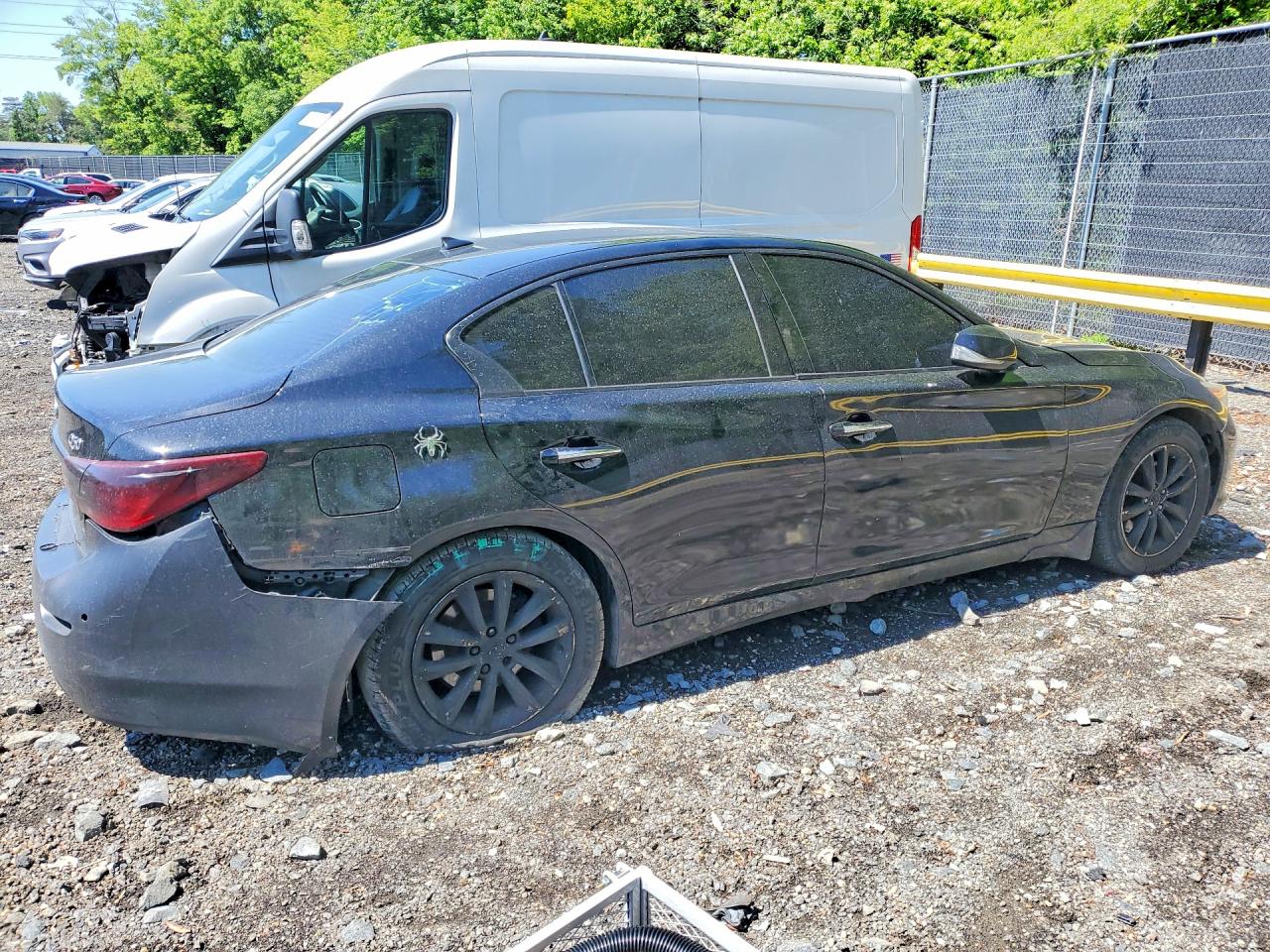 2015 Infiniti Q50 Premium Black vin: JN1BV7AR2FM417124