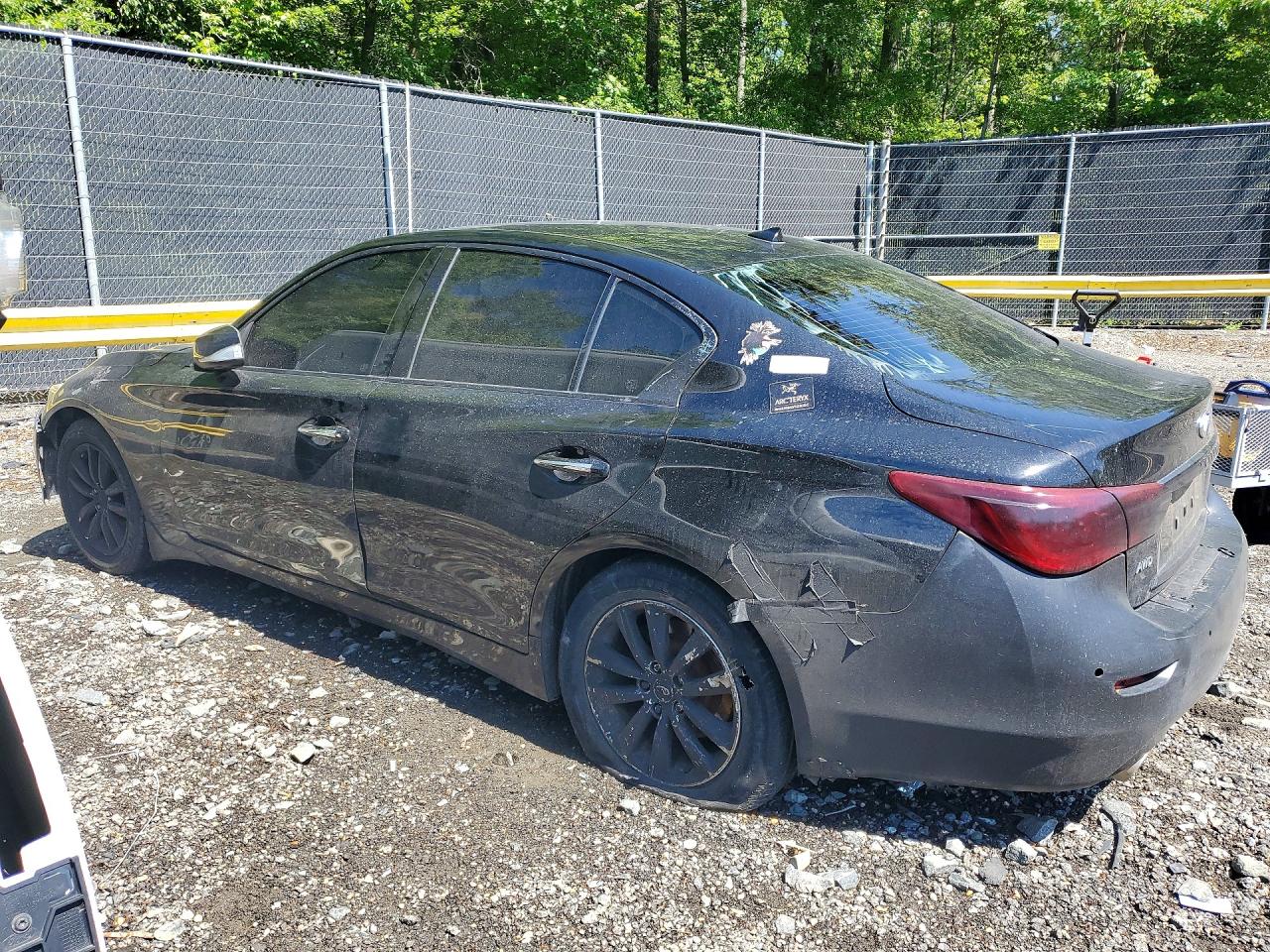 2015 Infiniti Q50 Premium Black vin: JN1BV7AR2FM417124