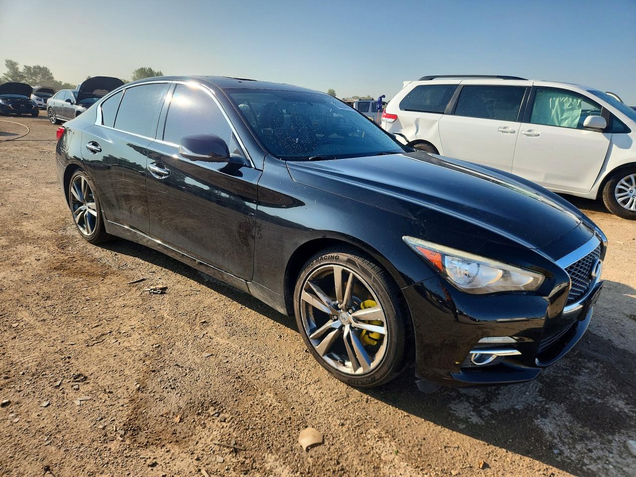 2015 Infiniti Q50 Premium Black vin: JN1BV7AR2FM418466
