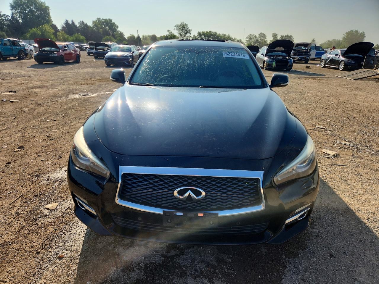 2015 Infiniti Q50 Premium Black vin: JN1BV7AR2FM418466