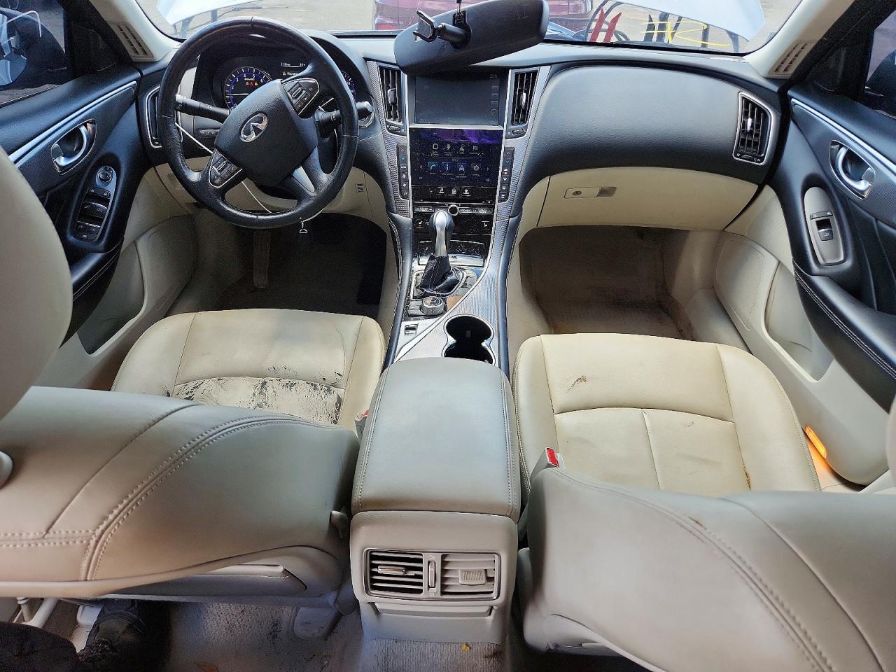 2015 Infiniti Q50 Premium Silver vin: JN1BV7AR2FM421240