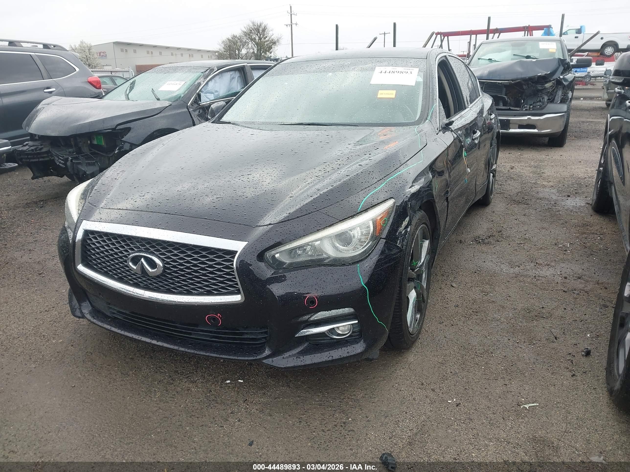 2015 Infiniti Q50 Premium Black vin: JN1BV7AR2FM421660