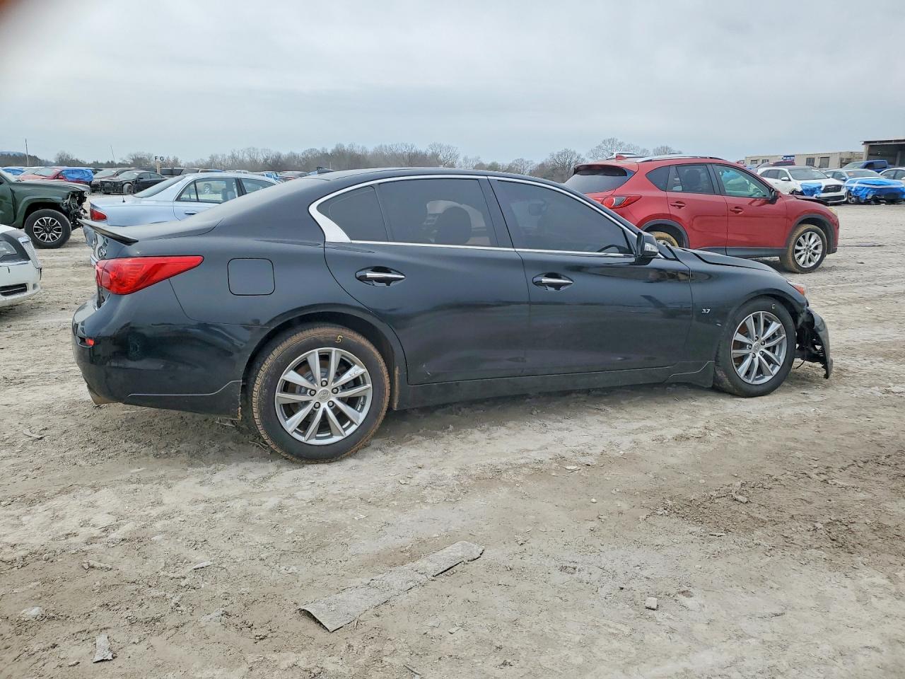 2015 Infiniti Q50 Black vin: JN1BV7AR2FM423036